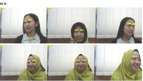 Figure 12: Error samples of head movement detection (eyes are not undetected) from both method 