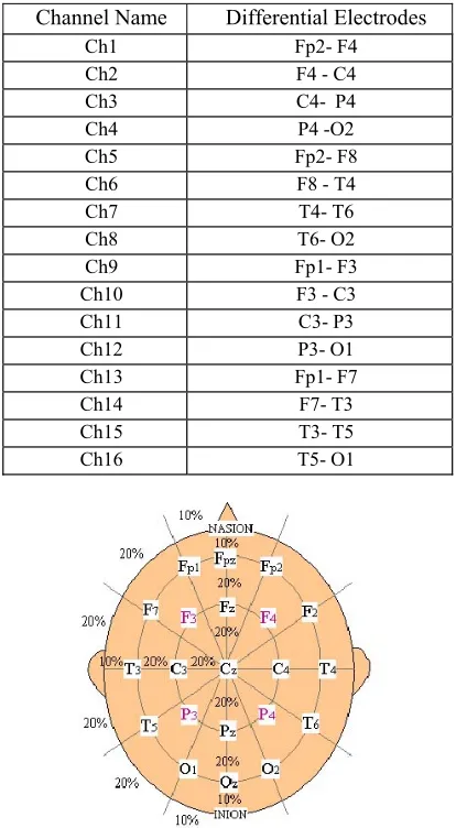 Figure 3: EEG Signals collected 