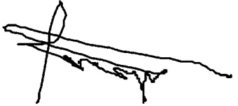 Figure 2:  Offline signature samples as biometric.   