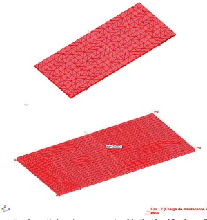 Figure 2: Four figures (4) above give a representation of the Flemish and flat tiles, small and   wide size discreteness and the limit conditions of the flexion 3 typical points 1
