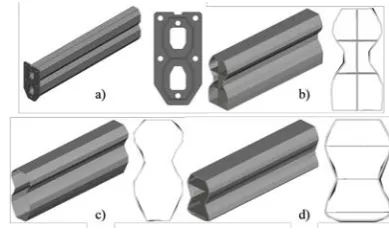 Fig. 11. Some of the good variants, similar to the Tesla a) 