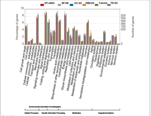 Table 3 The number of predicted ORFs in six H. erinaceus transcripts
