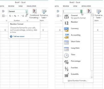 Figure 2-6 Rest your pointer on an object on the ribbon to display an explanatory ScreenTip