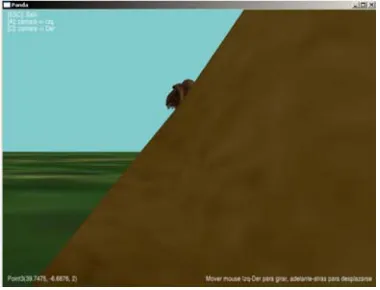 Figure 8. The Camera Is Unable To Traverse The Object (Rock) And Tends To Surround It