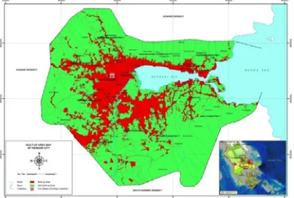 Figure 1: The Built-Up Area Map Of Kendari City, 2016  