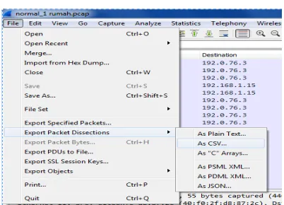 Figure 5: Convert Pcap File Format 