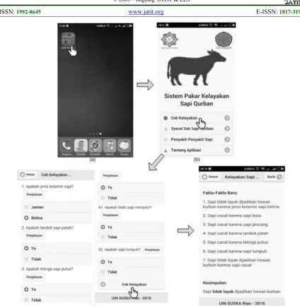 Figure 4: How to Check The Adeqacy of A Cow for Sacrifice in The Application  