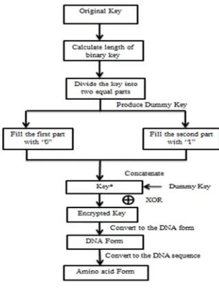 Fig 8: Flow Chart for generating final encrypted key 