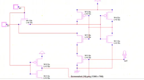 Figure 5. Proposed Single Bit Line CMOS SRAM Cell 