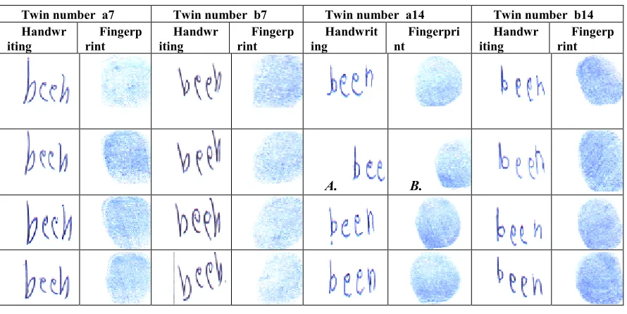 Figure 2:  New Framework for multi-biometric identification for a pair of twins. 