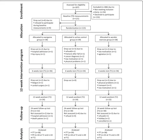 Fig. 1 Flowchart of participants in study. ITT intention to treat, PP per protocol