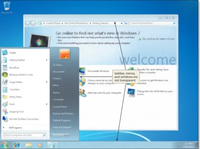 Figure 1 (b) Windows 7 Aero interface