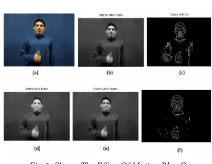 Fig 4: Shows The Effect Of Motion Blur On