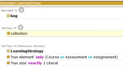 Figure 8: Description of LearningStartegy Class  