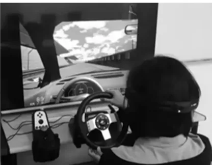 Figure 5 Example of The Driving Simulation Test 