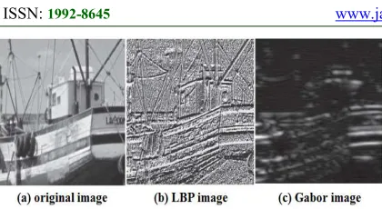 Figure 1: Original Image Versus LBP Image And Gabor Image [5] 