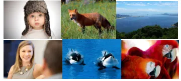 Figure 7. Different Spatial Test Images 