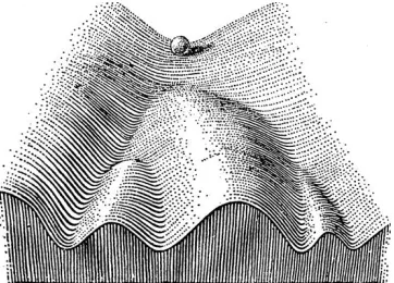 Figure 2: Waddington’s epigenetic landscape interpreted as a dynamic interface between genes and environment 