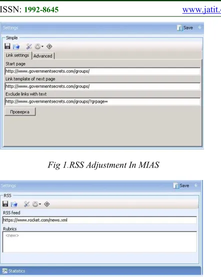 Fig 1.RSS Adjustment In MIAS  