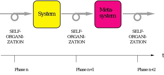 Fig. 2: Synchronous Self-organization  The levels in question may also be referred to as system and subsystem levels