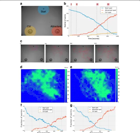 Fig. 3 The Multi-Animal Tracker is particularly suitable for studying complex behaviors such as chemotaxis