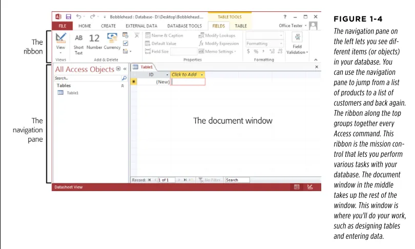 FiGURe 1-4The navigation pane on 