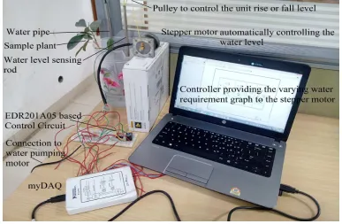 Figure 7:  Varying water level requirements for Rice crop. 