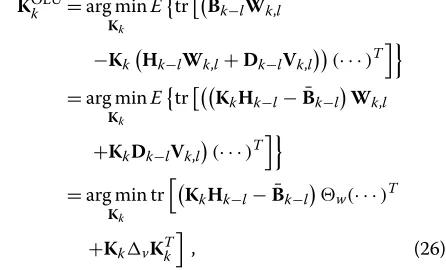 Table 1 The OFIR-EU filtering Algorithm