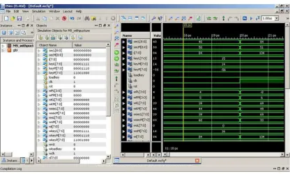 Figure 9: Simulation Output Of Code Generator 