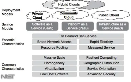 Figure 1. Cloud Computing Framework.  (Williams, 2010) 