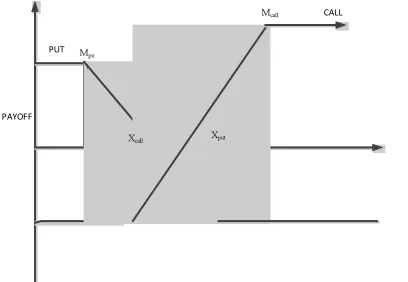Figure 2 Payoff for a Vulnerable Put and Call options 