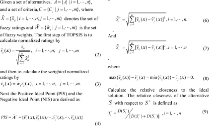 Table 1. Range for Average Index. 