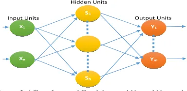 Figure 2 A Two-Layered Feed-forward Neural Network 