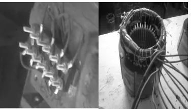 Fig. 19.  2.2- kW Multi-flux Stator winding for                           different connections    