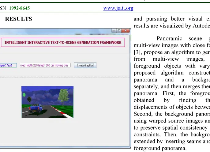 Figure 6: Result Of The Proposed System For Submitted Input Text. 