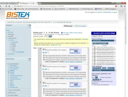 Figure 5  Model Of E-Learning Using Moodle Installed On Openstack 