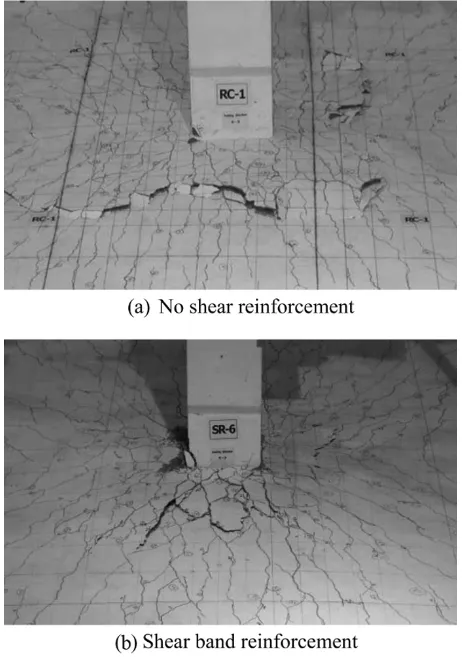 Fig. 13 Crack pattern of the specimens.