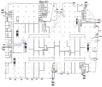 Figure 1: Floor plan of B1 – ground floor 