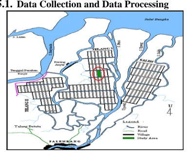 Figure 4. The Position Of The Groundwater Level And Water Level Canal Observations [1]   