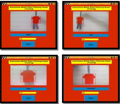 Figure 6: GUI For Tracking Color  