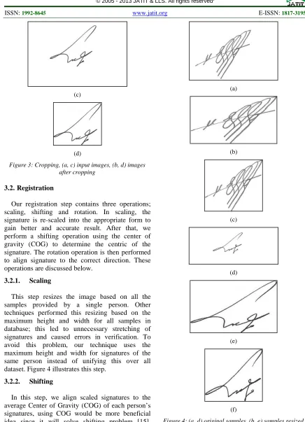 Figure 4: (a, d) original samples, (b, e) samples resized to maximum width and height of all persons, (c, f) samples resized to maximum height and width of the same person