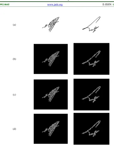 Figure 7: DWT, (a) intermediate results, (b) vertical, (c) horizontal, and (d) diagonal high pass results 