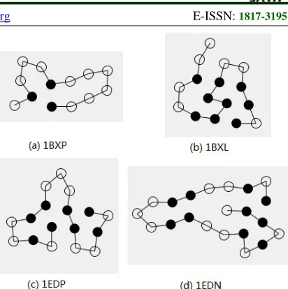 Table 6 is the simulation results of PSOSA+ORBL algorithm on 1BXP, 1BXL, 1EDP and 1EDN 