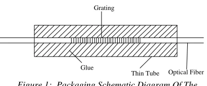 Figure 1:  Packaging Schematic Diagram Of The Capillary Tube 