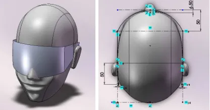 Figure 8: Two Face Models Under Different Driving Parameters 