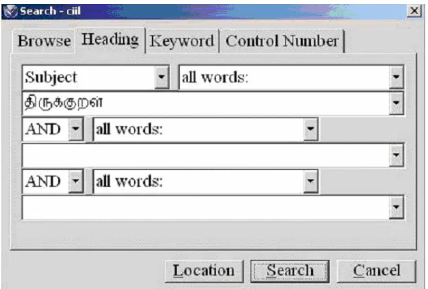 Figure 5: Title Retrieval Window 