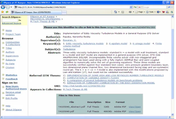 Figure 4. Keyword and Reference Linking 