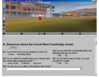 Figure 4 the detailed view of the West Cambridge VRML models  