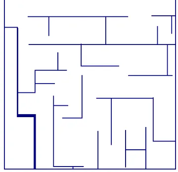 Figure 8 is the simulation effect drawing of skeleton algorithm for global path planning