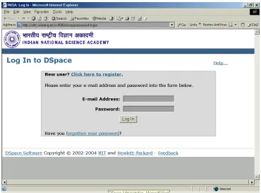 Fig. 1 Login Screen 